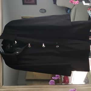 London Fog Women's Black Rain Coat